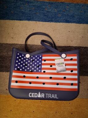 Cedar trail EVA beach tote